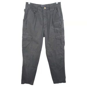 5.11 Tactical Series Size 28 Pants 34 Inseam Utility Workwear Black